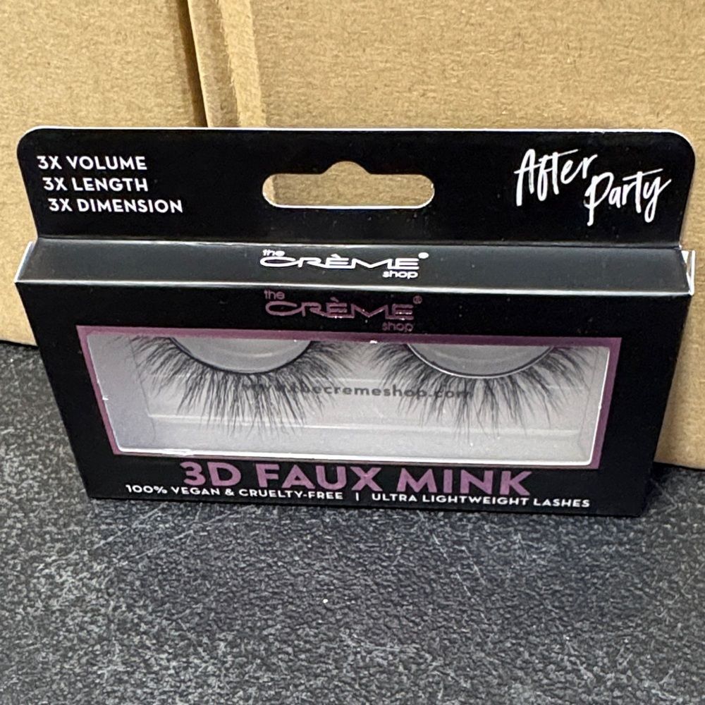 The Crème Shop 3D Faux Mink Lashes - Black